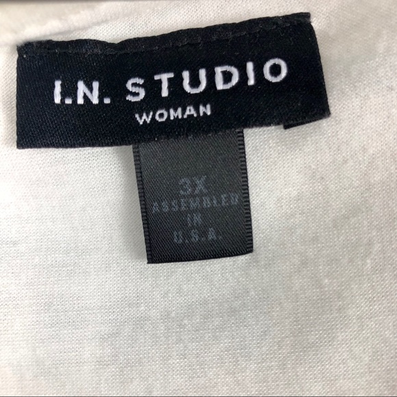 I.N. Studio Women’s Plus Poncho Blouse 3x NWT - Picture 3 of 8